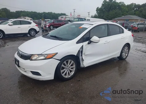 2012 Honda Civic Ex z USA, uszkodzony, nr VIN 2HGFB2F88CH327311